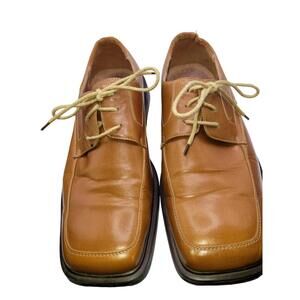 Traffic Mens Dress Shoes Sz 10.5 Leather Stock#3916